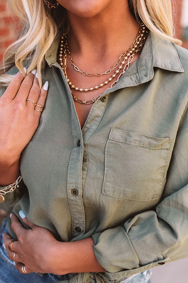 All The Drama Layered Necklace