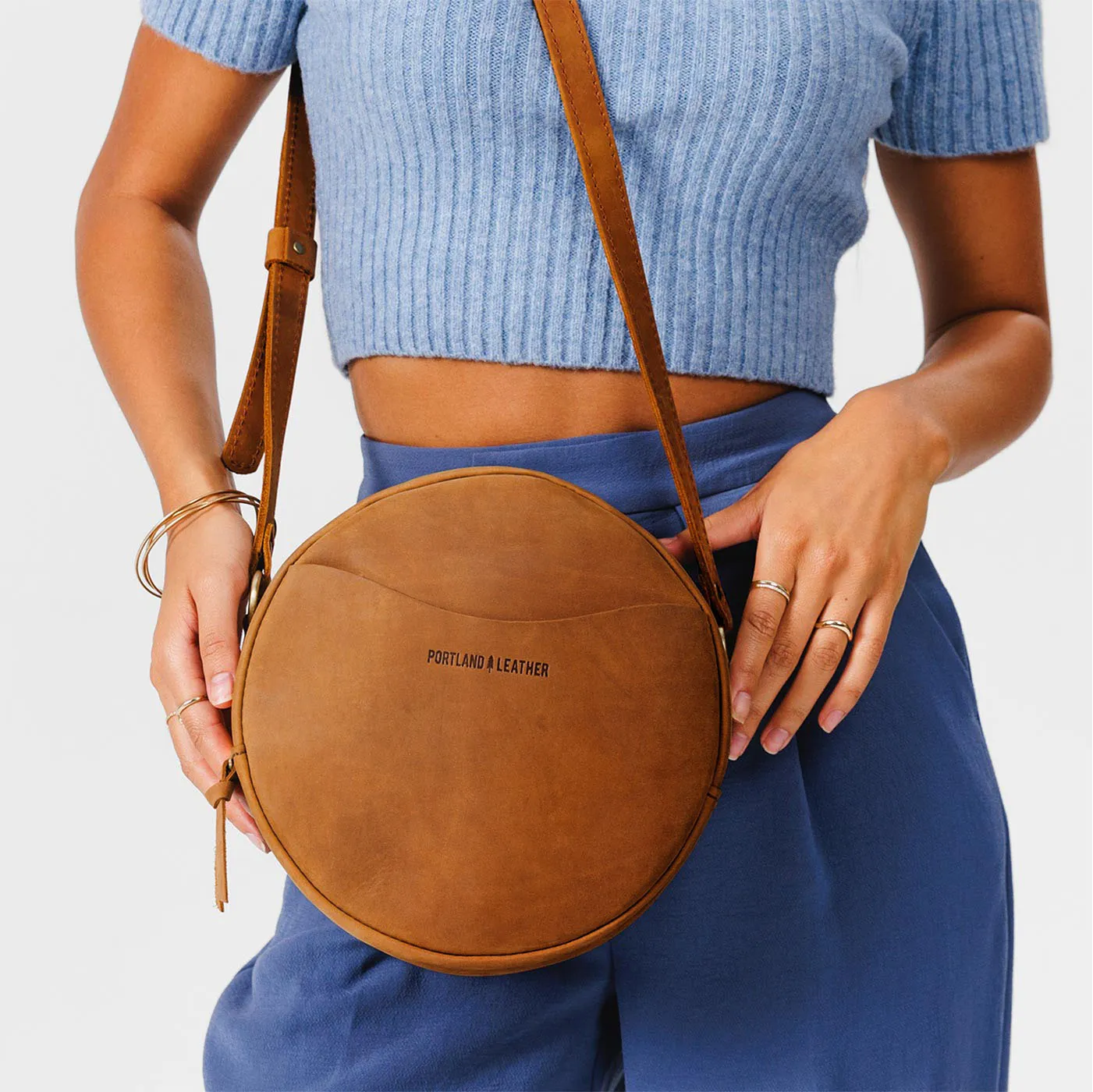 'Almost Perfect' Circle Crossbody