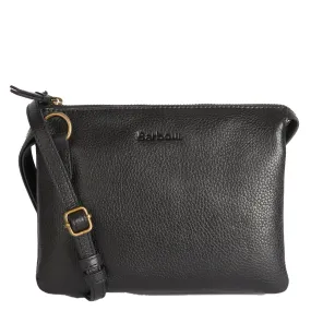 Barbour Lochy Leather Crossbody Bag Classic Black