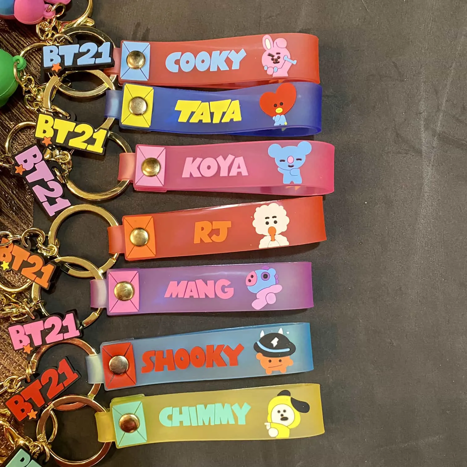 BTS Band COOKY Premium | Silicone 3D Lanyard | Keychain