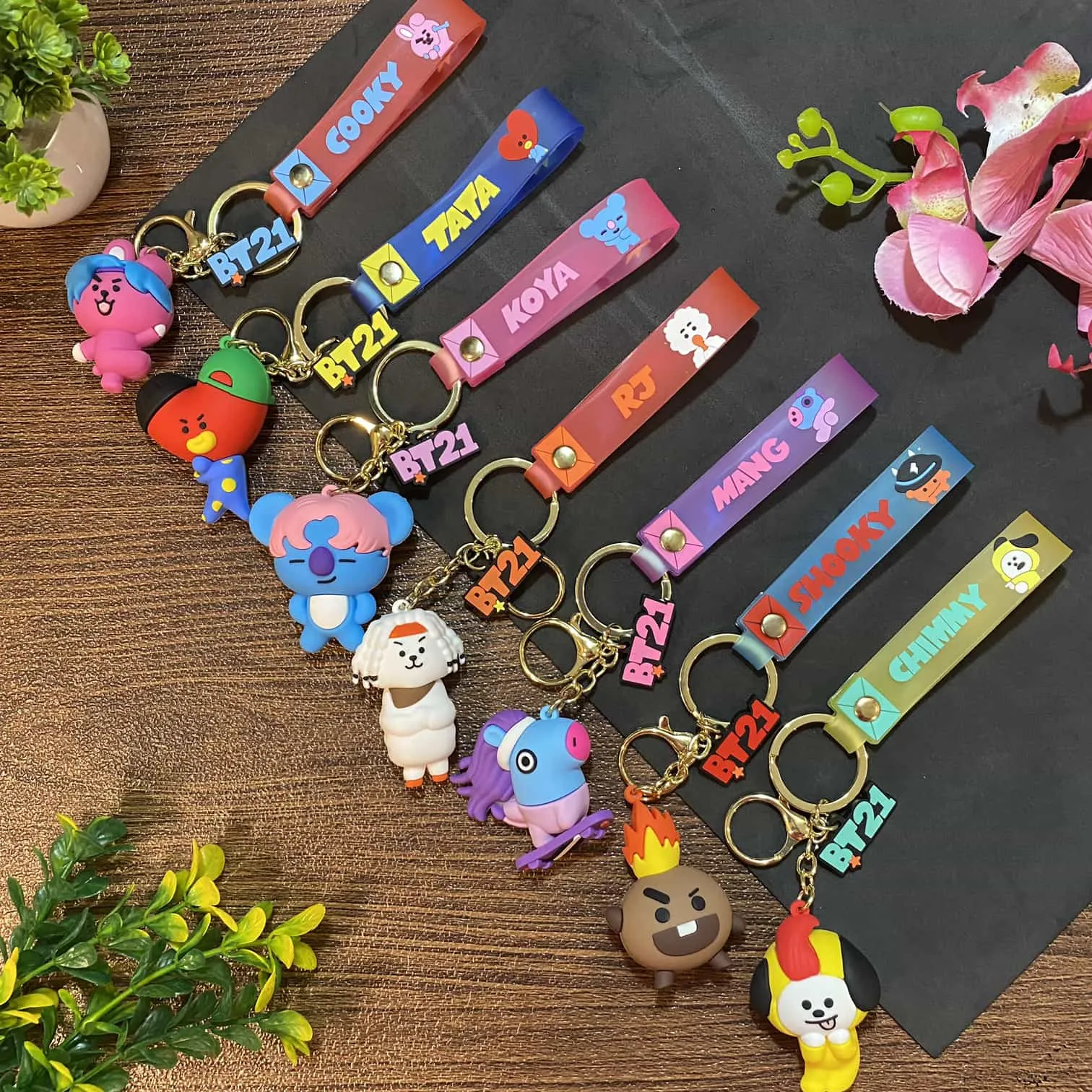 BTS Band COOKY Premium | Silicone 3D Lanyard | Keychain