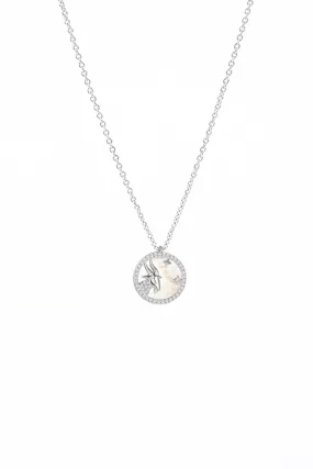 CAPRICORN Mother of Pearl Sterling Silver Necklace