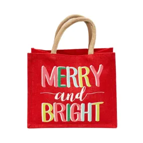 Christmas Gift Tote - MERRY & BRIGHT