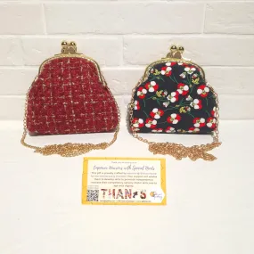 Clasp Pouch with Chain