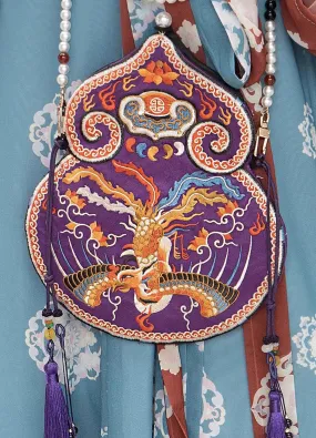 Crossbody Bag for Hanfu & Cheongsam - Deep Hulu