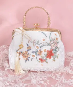 Crossbody Bag for Hanfu & Cheongsam - Lace Flowers