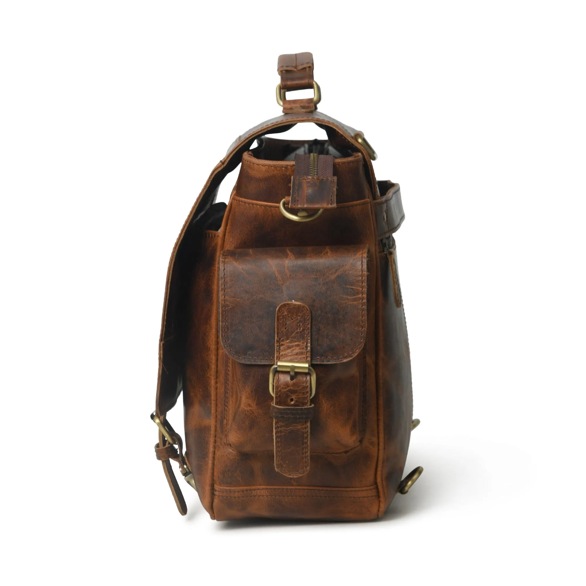 Dakota Rugged Briefcase Messenger