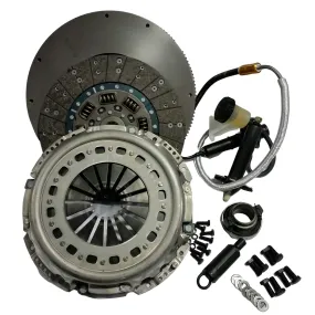 *Discontinued* 2006-2017 Cummins HD Stock OEM Wide Plate Solid Clutch Kit w/Flywheel 400HP/800ft-lb (NMU70G56-HD)