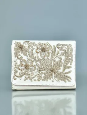 Embellished Glossy Clutch