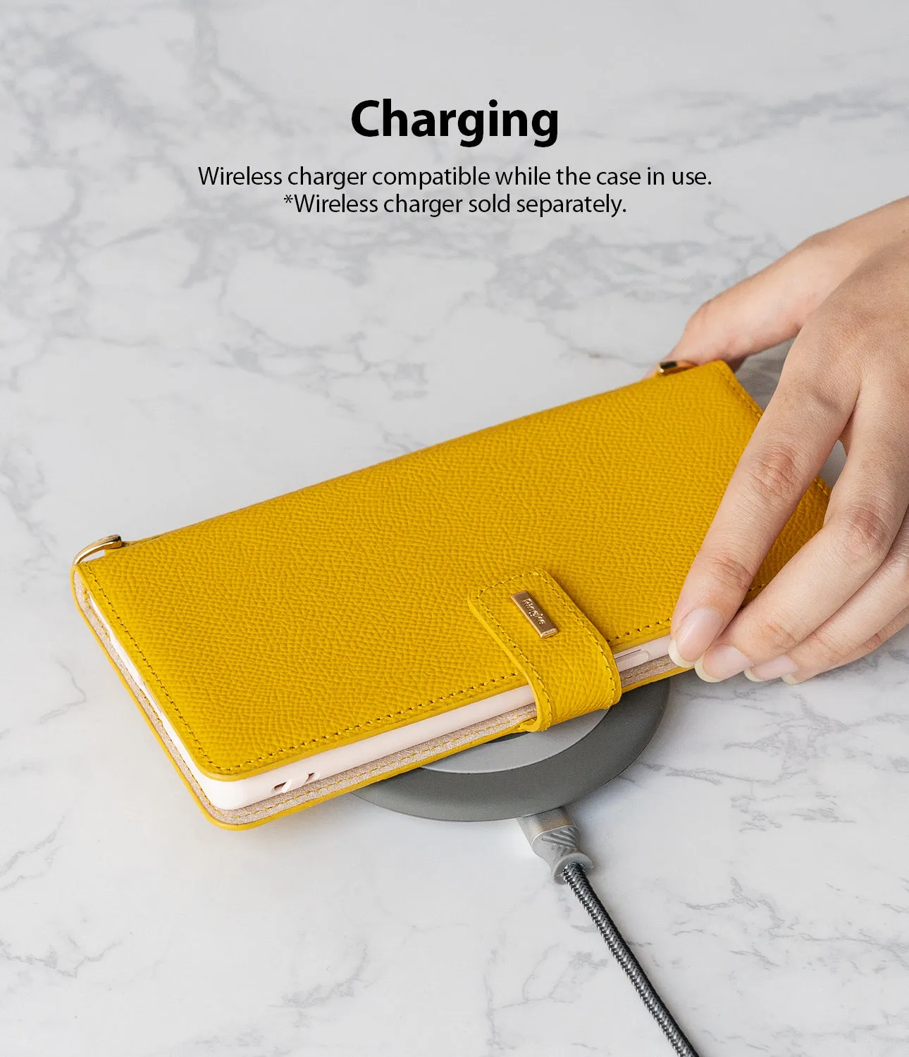 Galaxy Note 20 Ultra Case | Folio Signature Yellow