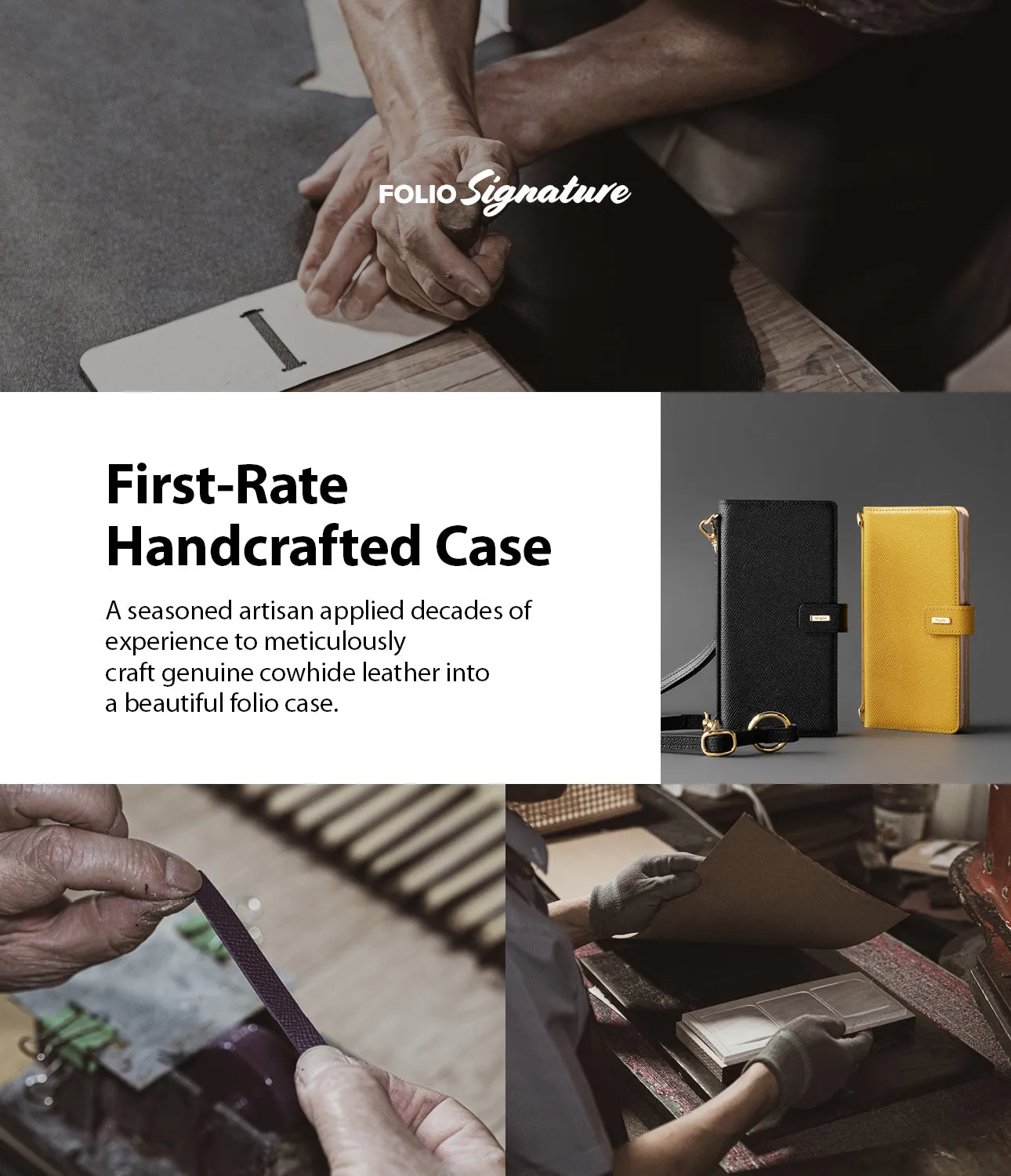 Galaxy Note 20 Ultra Case | Folio Signature Yellow