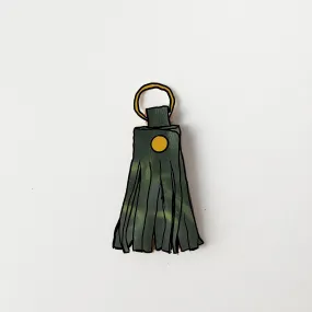 Green Cheaha Tassel Keychain