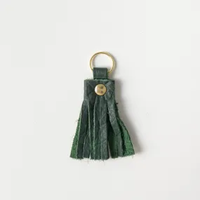 Green Kodiak Tassel Keychain