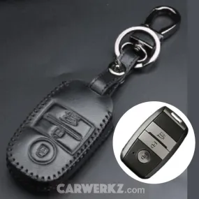 Key Holder for Kia (Leather - 3 Buttons K3)