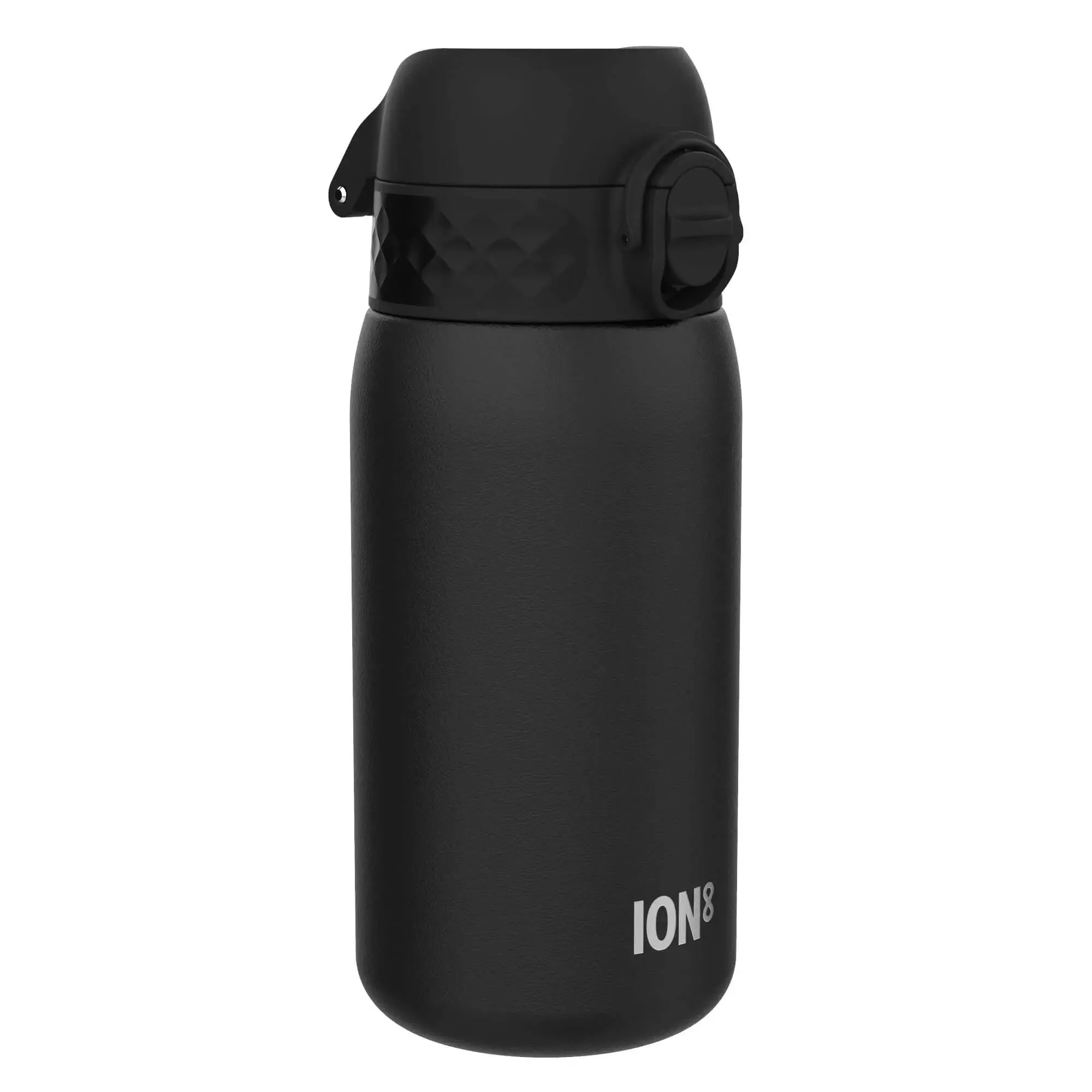 Leak Proof Water Bottle, Stainless Steel, Black, 400ml (13oz)