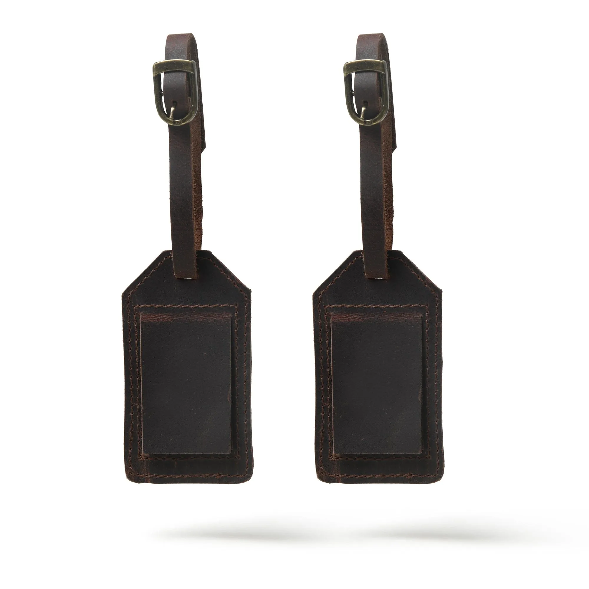 Leather Luggage Tag Set