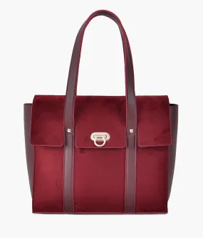 Maroon valvet pacious Weekender Totes: Perfect for Travel & Adventures 604