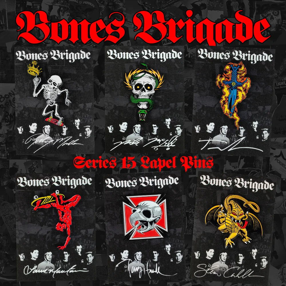 Powell Peralta Bones Brigade Series 15 Rodney Mullen Lapel Pin