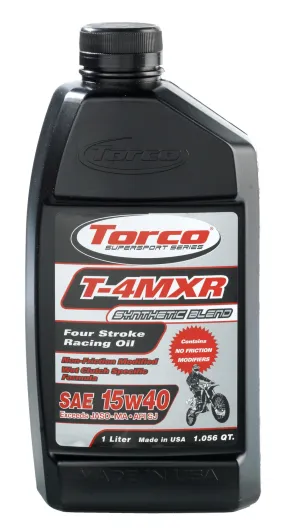 Torco T-4MXR 15W-40 4-Cycle Semi Synthetic Oil