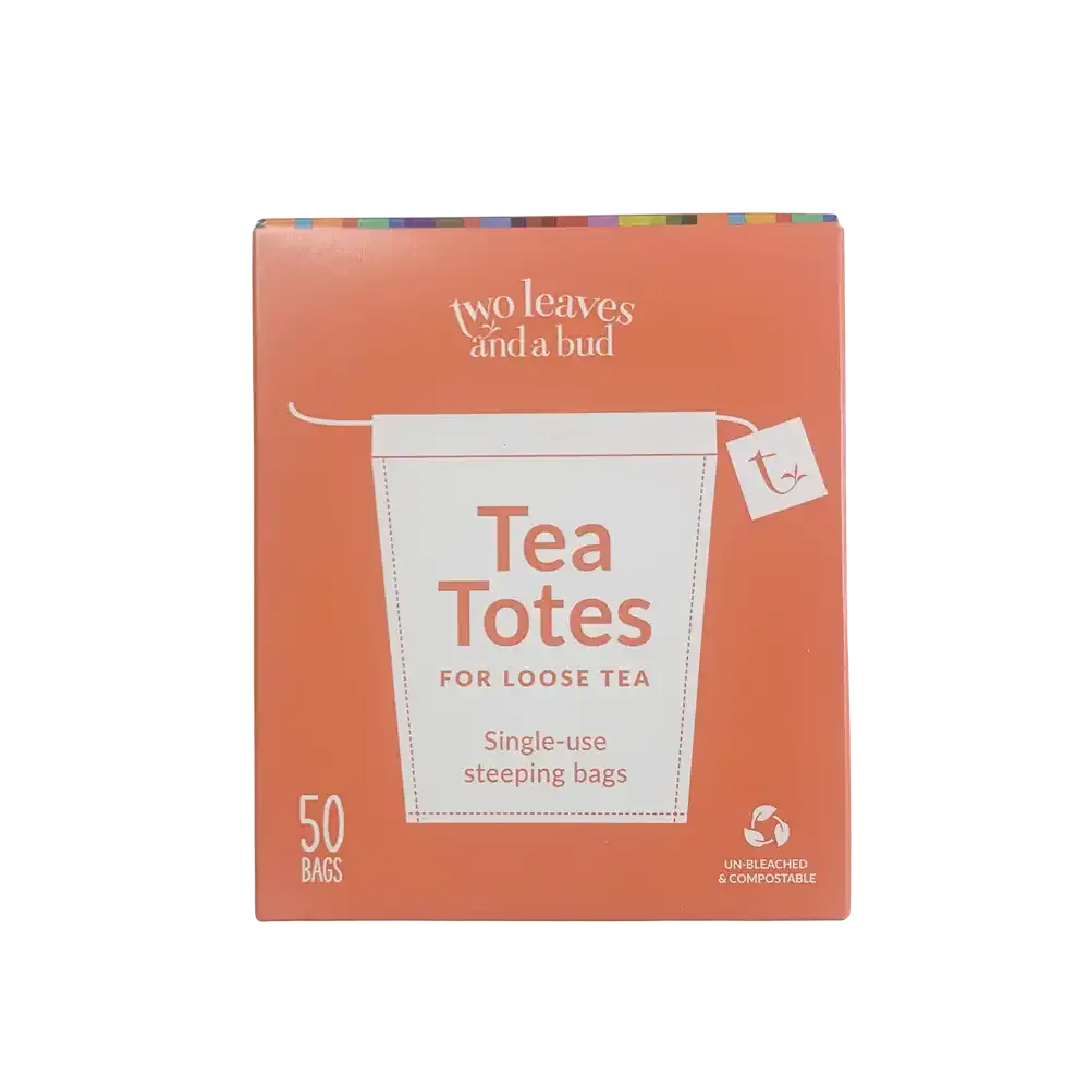 Two Leaves Logo Tea Totes, 50 pack